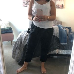 Black relaxed fit pant